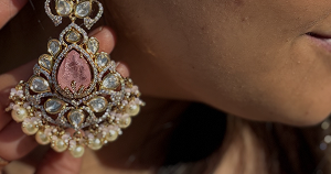 Evil Eye Stone Studded Earrings